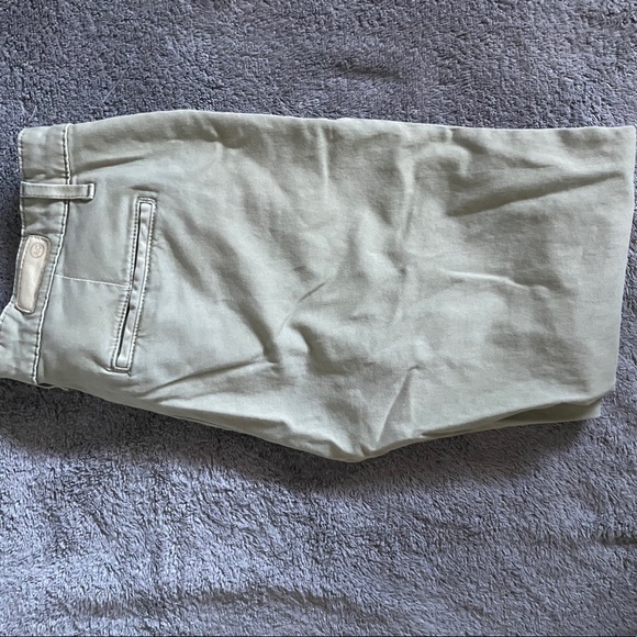 AG Caden tailored trouser muted light olive color - Picture 8 of 10